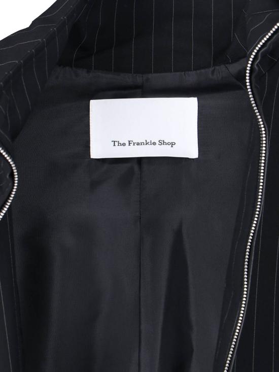 26SS 더프랭키샵 자켓 BAXTER TRACK JACKET BLACK WHITE PINSTRIPE Black - THE FRANKIE SHOP