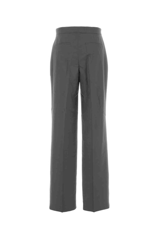  토리버치 스트레이트 팬츠 토리 버치 스트레치 울 와이드 레그 팬츠 블랙 - TORY BURCH