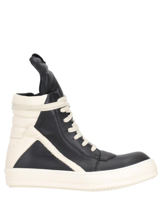 26SS 릭 오웬스 템플 지오바스켓 하이 스니커즈 RU01F2894LCO 911 BLACK MILK MILK