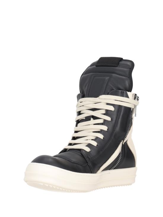 26SS 릭 오웬스 템플 지오바스켓 하이 스니커즈 RU01F2894LCO 911 BLACK MILK MILK - RICK OWENS