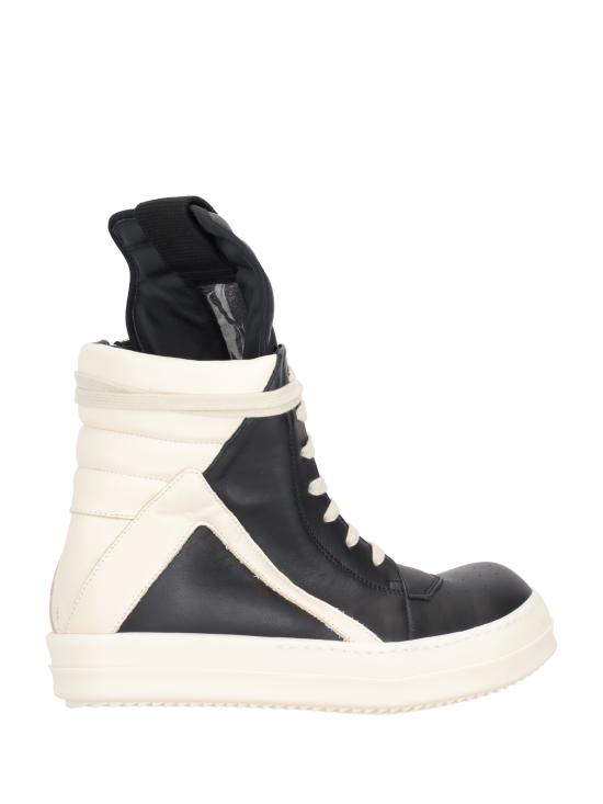 26SS 릭 오웬스 템플 지오바스켓 하이 스니커즈 RU01F2894LCO 911 BLACK MILK MILK - RICK OWENS