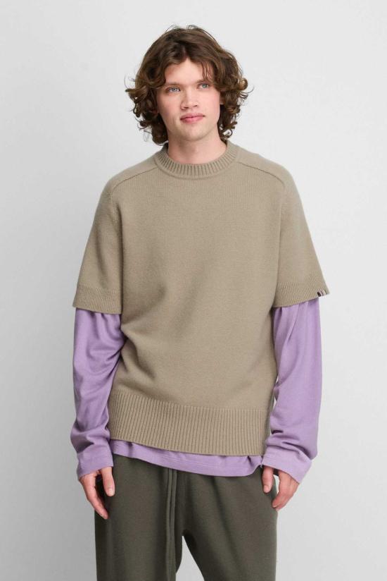  익스트림캐시미어 스웨터 익스트림 캐시미어 454호 스콧 탑 더스트 - EXTREME CASHMERE