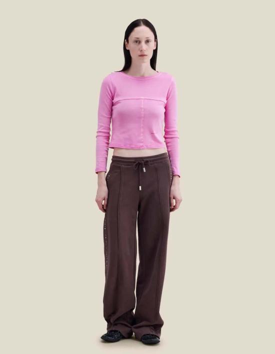  에크하우스 라타 스트레이트 팬츠 Eckhaus Latta 블링 엘 스웨트팬츠 - ECKHAUS LATTA