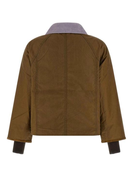 26SS 바버 크롭드 비드넬 왁스 재킷 LWX1403LWXSN31 Brown - BARBOUR