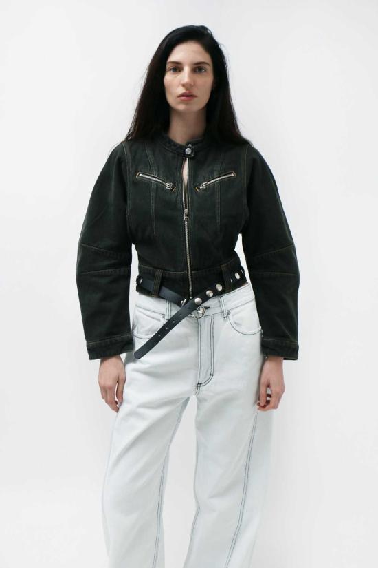  에크하우스 라타 데님 자켓 Eckhaus Latta 시그널 재킷 씨그래스 - ECKHAUS LATTA