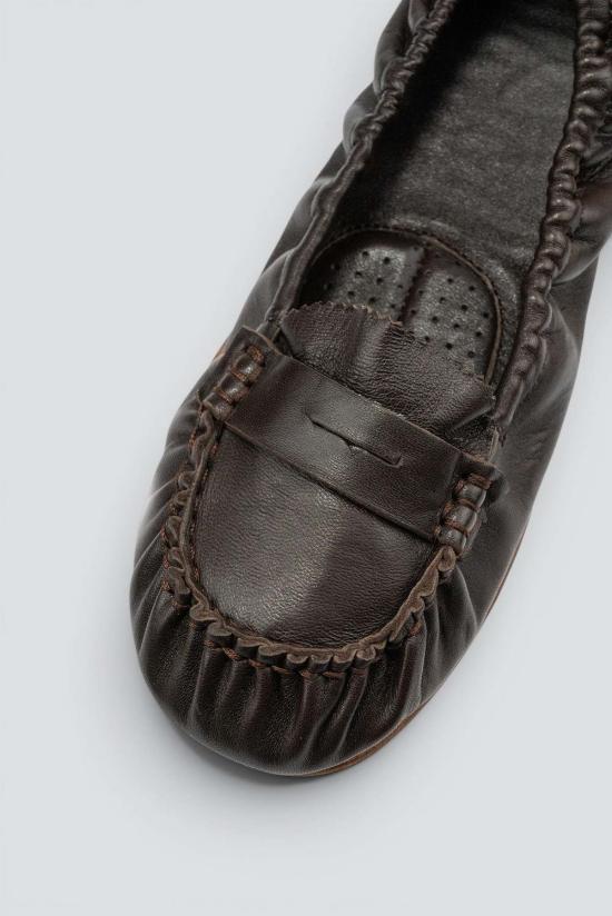  Simona Vanth 플랫 슈즈 시모나 반스 모네타 플랫 치오콜라토 - OTHER BRANDS