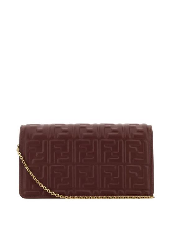 26SS 펜디 바게트 체인 지갑 8M0498AAJDF0YPU Red - FENDI