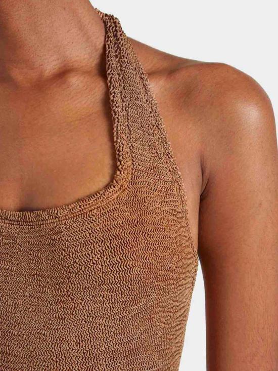 26SS 훈자 지 비치웨어 SSANDYCR METALLIC COCOA - HUNZA G