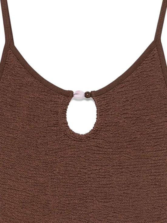 26SS 훈자 지 비치웨어 SMIABDD METALLIC CHOCOLATE - HUNZA G