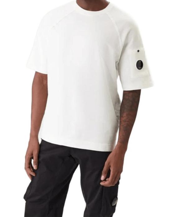 26SS 씨피 컴퍼니 긴팔 티셔츠 SS034A 002246G103 GAUZE WHITE - C.P. COMPANY