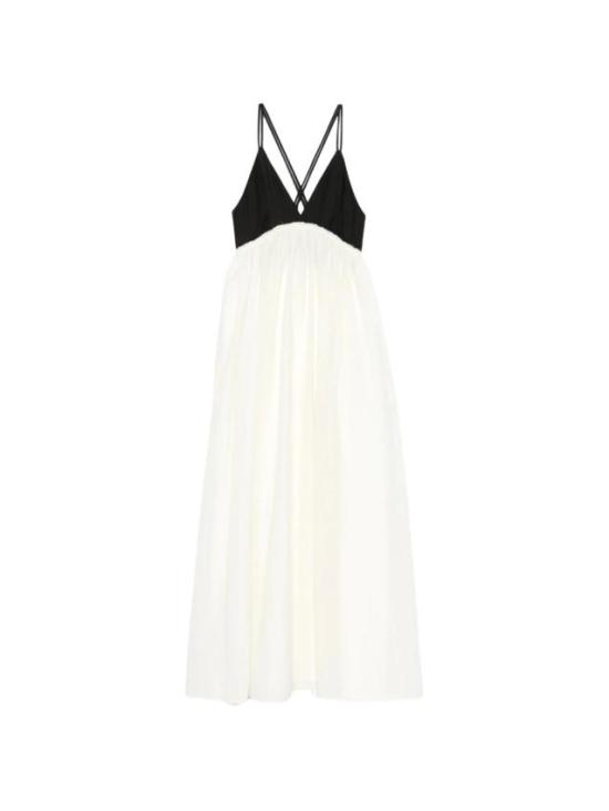 26SS 엘레 원피스 SS260018 BIANCO BIANCO NERO