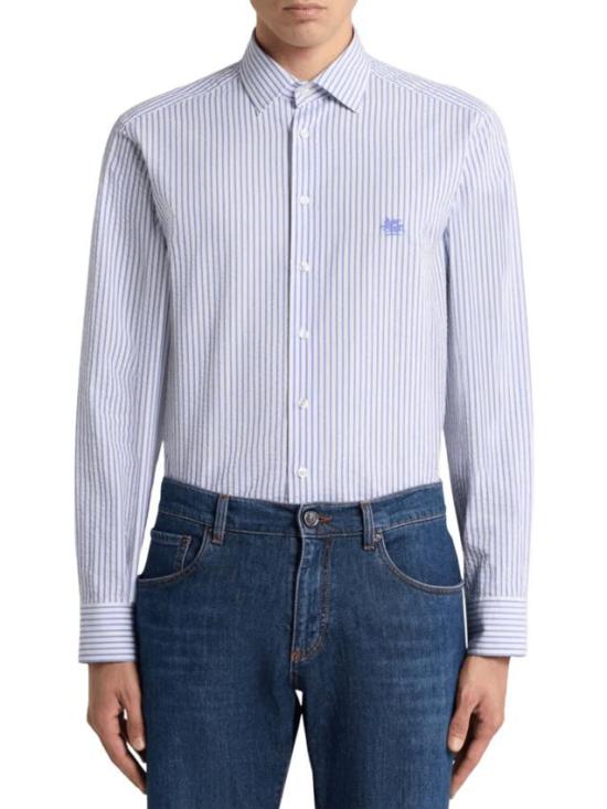 26SS 에트로 셔츠 MRIB000299TR5A9 S8460 CLEAR BLUE - ETRO