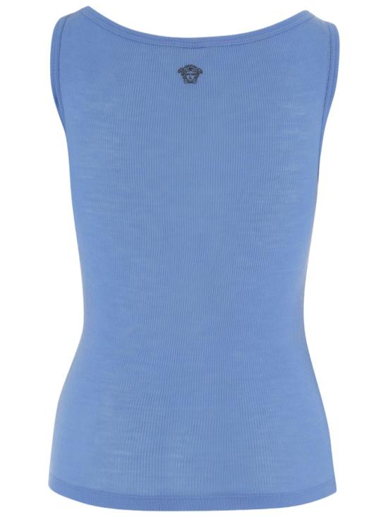 26SS 베르사체 탑 1023698 1A175481V440 BLUE - VERSACE