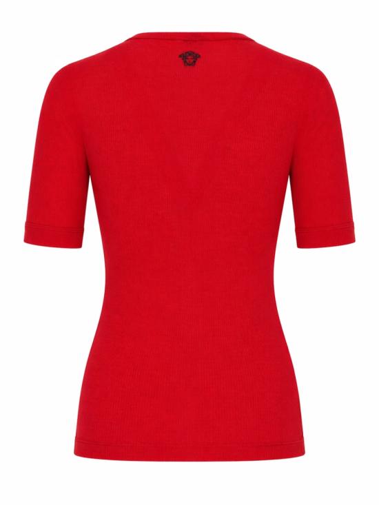 26SS 베르사체 탑 1024506 1A175481RB30 RED - VERSACE