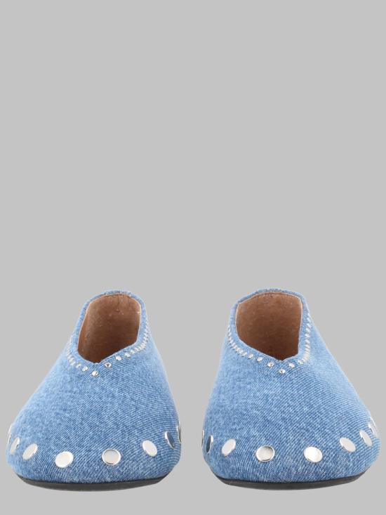 26SS 가니 플랫 슈즈 B1020178 566 DENIM