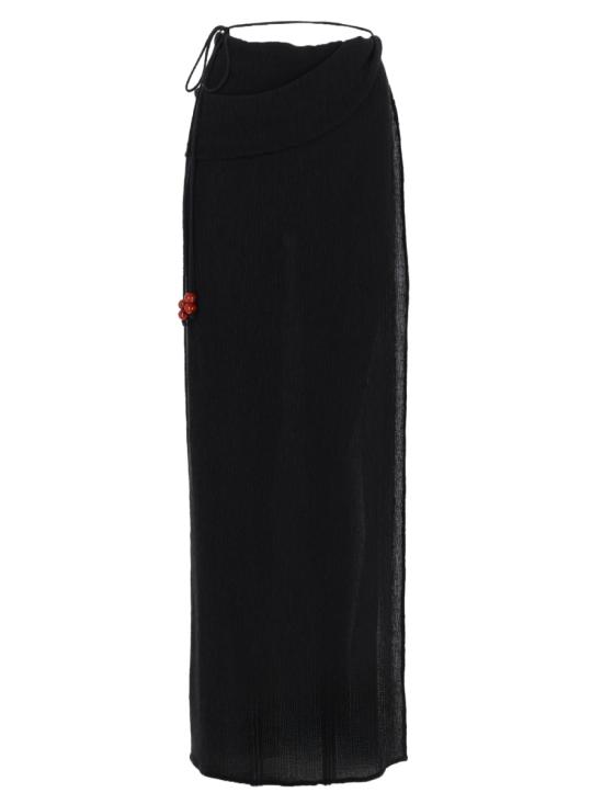 26SS 마그다뷰트림 스커트 306426 BLACK