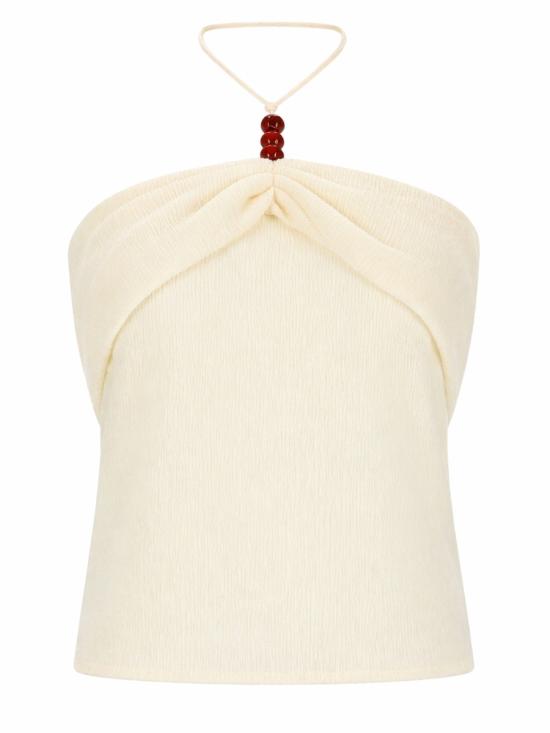 26SS 마그다뷰트림 탑 308426 CREAM IVORY