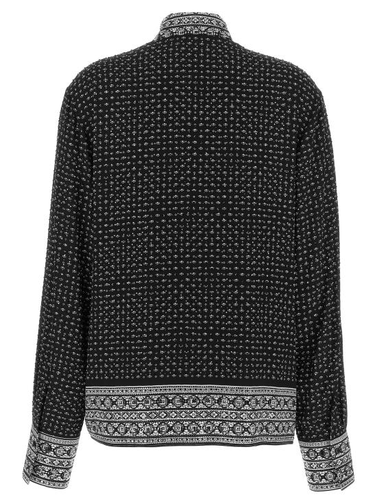 26SS 에르마노 설비노 블라우스 D482K750CTXZFS4867 White Black - ERMANNO SCERVINO