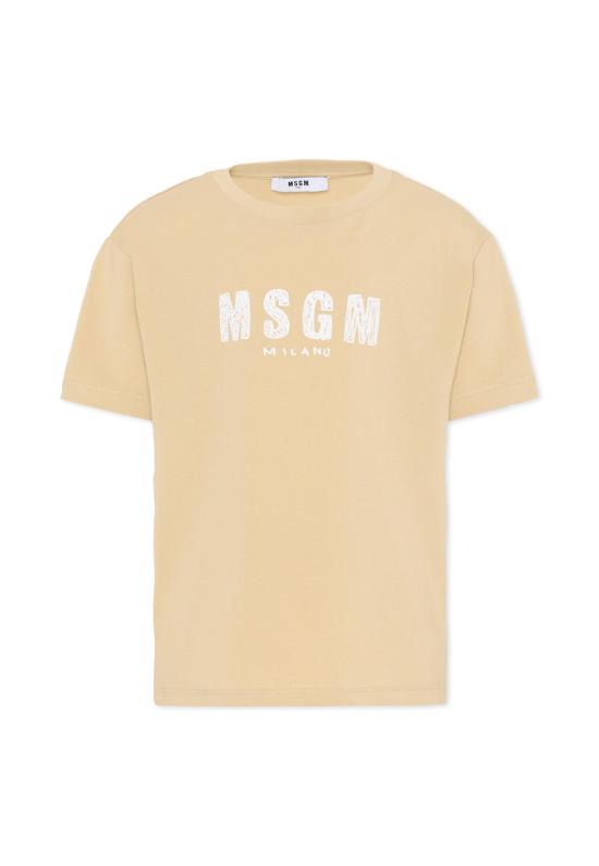 26SS [키즈] 엠에스지엠 티셔츠 S6MSJUTH004 092 BEIGE