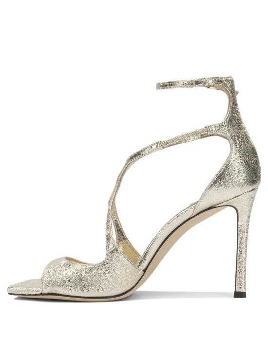 26FW 지미추 샌들 AZIA 95DXBPLATINUM Gold - JIMMY CHOO