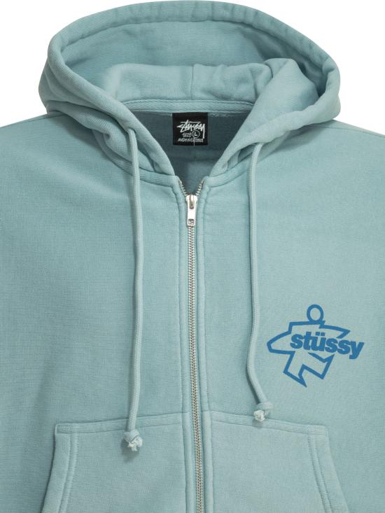 26SS 스투시 긴팔 티셔츠 19751802237 Light blue - STUSSY