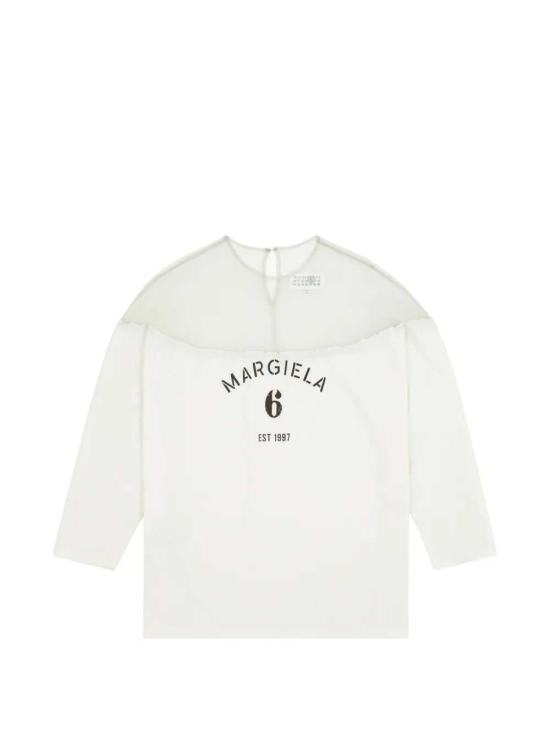 26SS MM6 메종마르지엘라 탑 S62GD0213M20108 101 OFF WHITE