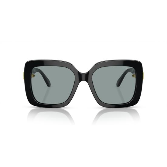 26SS 스와로브스키 선글라스 0Sk6001 크리스털 장식 템플이 있는 오버사이즈 스퀘어 - SWAROVSKI