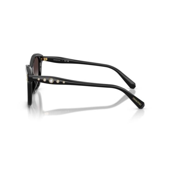 26SS 스와로브스키 선글라스 0Sk6063 크리스털 장식이 있는 볼드 스퀘어 프레임 - SWAROVSKI