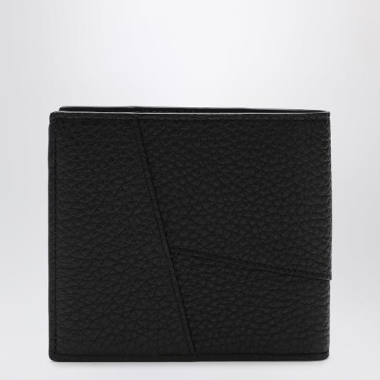 26FW 로에베 퍼즐 그레인 카프스킨 바이폴드 월렛 C510302X23LE Black - LOEWE