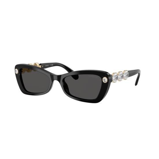 26SS 스와로브스키 선글라스 0Sk6033 크리스탈 장식 캣아이 - SWAROVSKI