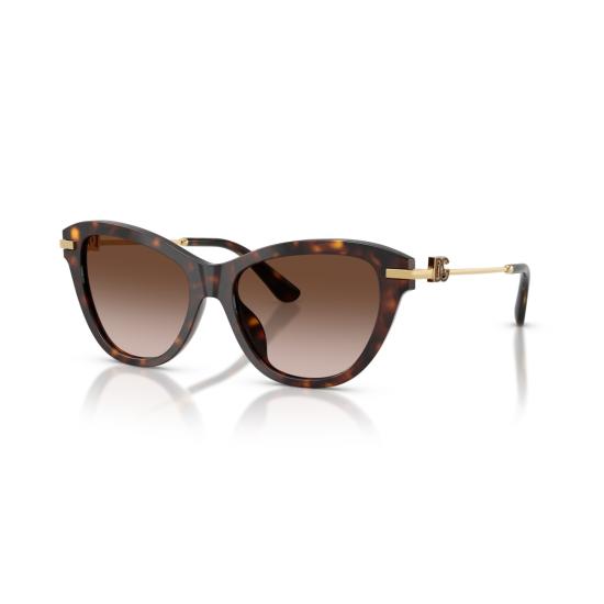 26SS 돌체앤가바나 선글라스 0Dg4534 호피무늬 캣아이  (골드 메탈 템플) - DOLCE & GABBANA