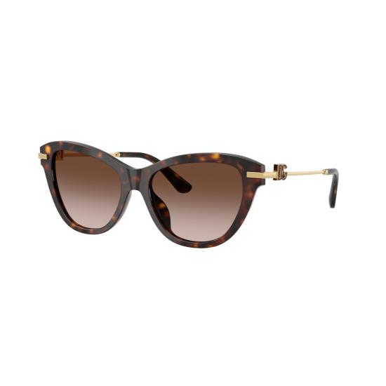26SS 돌체앤가바나 선글라스 0Dg4534 호피무늬 캣아이  (골드 메탈 템플) - DOLCE & GABBANA