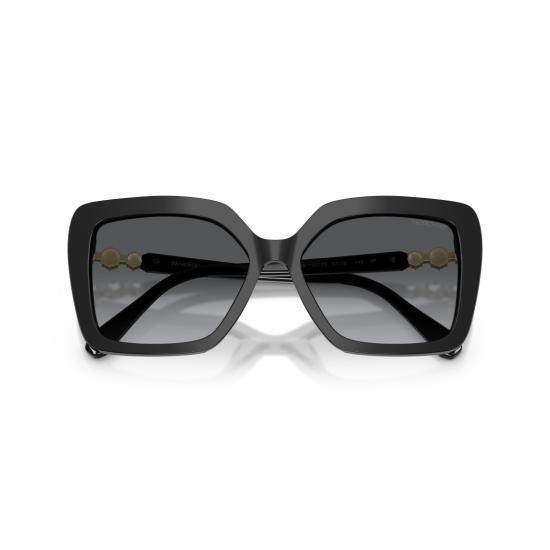 26SS 스와로브스키 선글라스 0Sk6049 골드 액센트가 있는 오버사이즈 스퀘어 - SWAROVSKI
