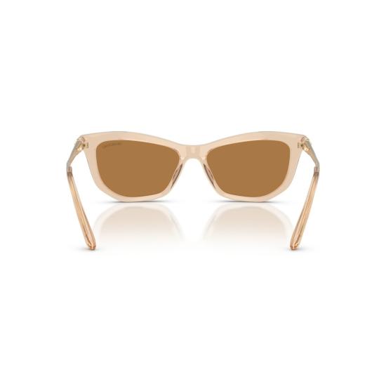 26SS 스와로브스키 선글라스 0Sk6057 반투명 아세테이트  (각진 프레임) - SWAROVSKI