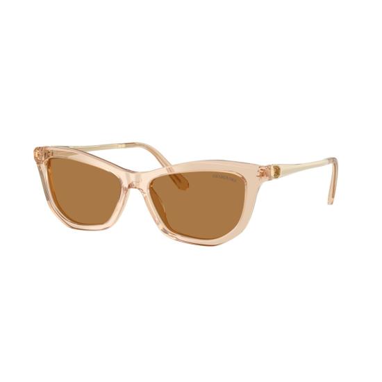 26SS 스와로브스키 선글라스 0Sk6057 반투명 아세테이트  (각진 프레임) - SWAROVSKI