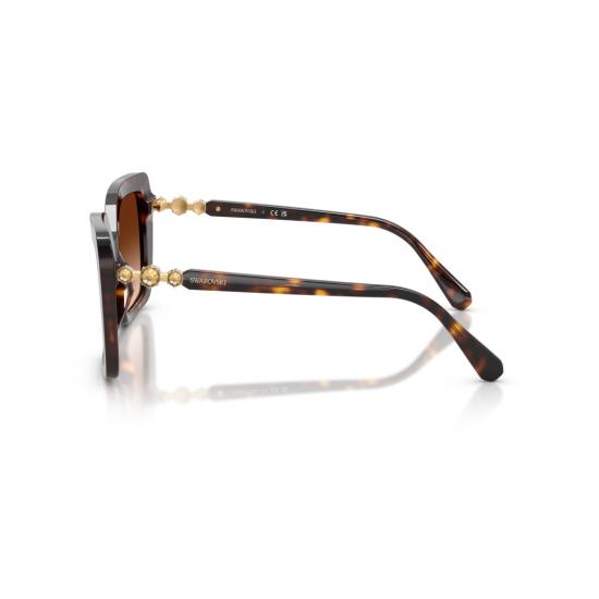 26SS 스와로브스키 선글라스 0Sk6049 오버사이즈 스퀘어  (호피무늬 패턴) - SWAROVSKI