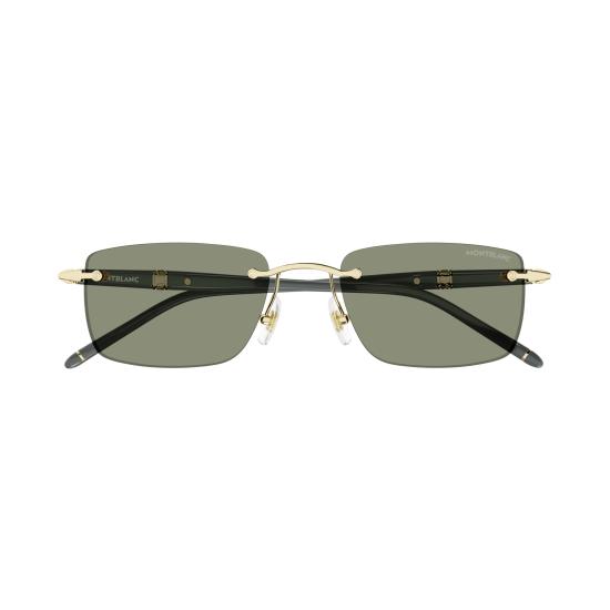 25FW 몽블랑 선글라스 MB0344S 005 GOLD GREY GREEN