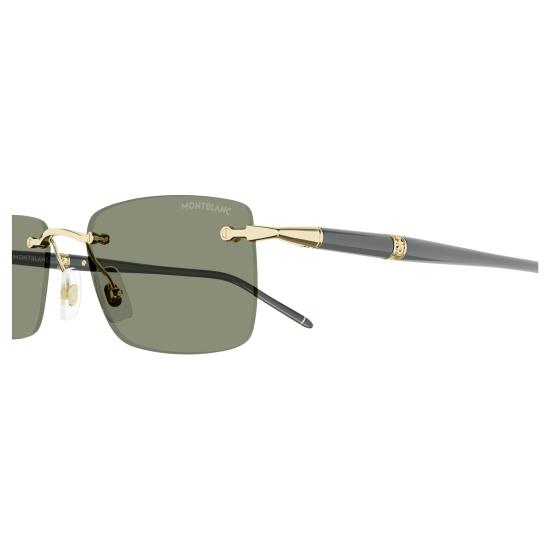 25FW 몽블랑 선글라스 MB0344S 005 GOLD GREY GREEN - MONTBLANC