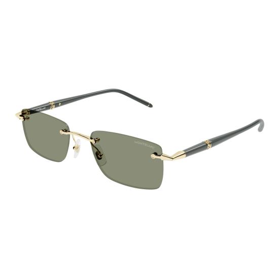 25FW 몽블랑 선글라스 MB0344S 005 GOLD GREY GREEN - MONTBLANC