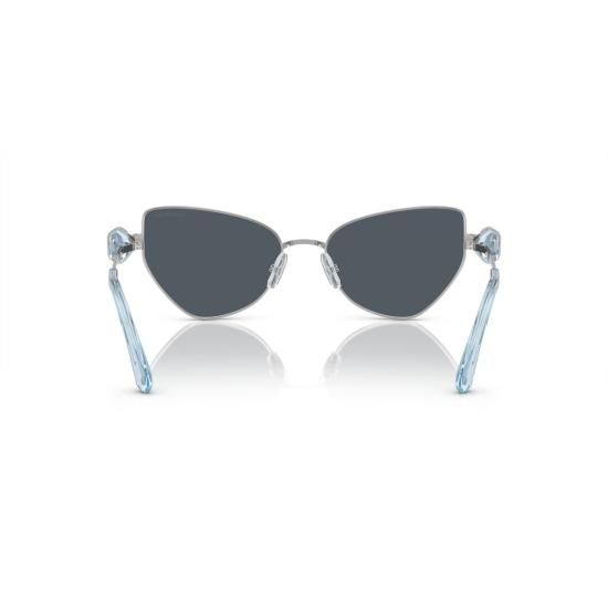 26SS 스와로브스키 선글라스 0Sk7003 크리스탈 장식이 있는 각진 캣아이 - SWAROVSKI
