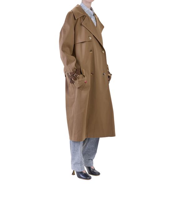 26SS 모스키노 트렌치 코트 0603 0517 0145 MARRONE - MOSCHINO