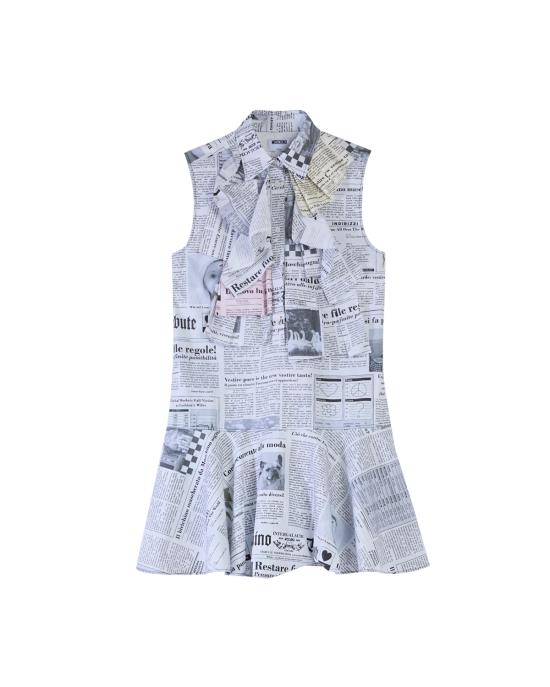 26SS 모스키노 숏 원피스 0453 0451 2484 MULTICOLOR