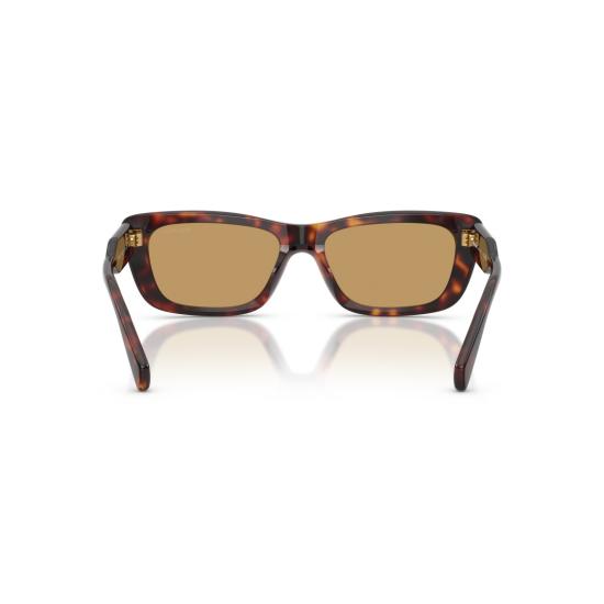 26SS 미우미우 선글라스 0Mu B12s 직사각형 호피무늬  (두꺼운 다리) - MIU MIU