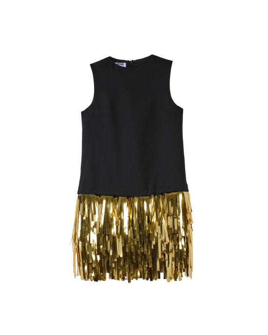 26SS 모스키노 숏 원피스 0435 0524 2555 NERO ORO