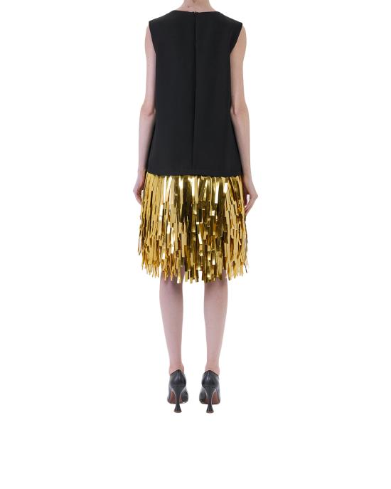 26SS 모스키노 숏 원피스 0435 0524 2555 NERO ORO - MOSCHINO