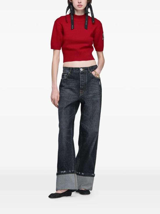 26FW 마크제이콥스 반팔 티셔츠 2P6RTP005K09600 Red - MARC JACOBS
