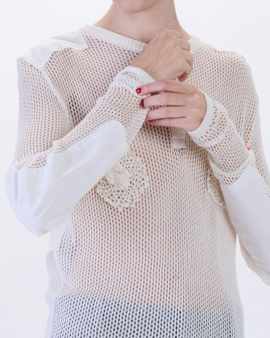 26SS 모스키노 니트웨어 0904 0481 0003 BIANCO - MOSCHINO