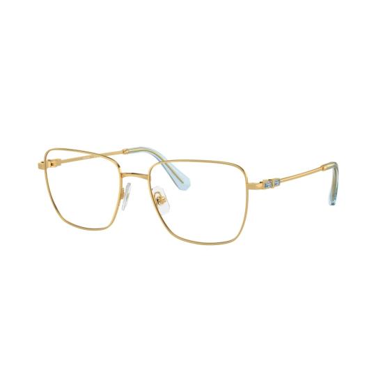 26SS 스와로브스키 선글라스 0Sk1003 섬세한 골드 메탈 프레임, 그라데이션 템플 - SWAROVSKI