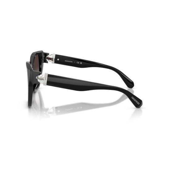 26SS 스와로브스키 선글라스 0Sk6044u 크리스탈 장식 오버사이즈 스퀘어 프레임 - SWAROVSKI