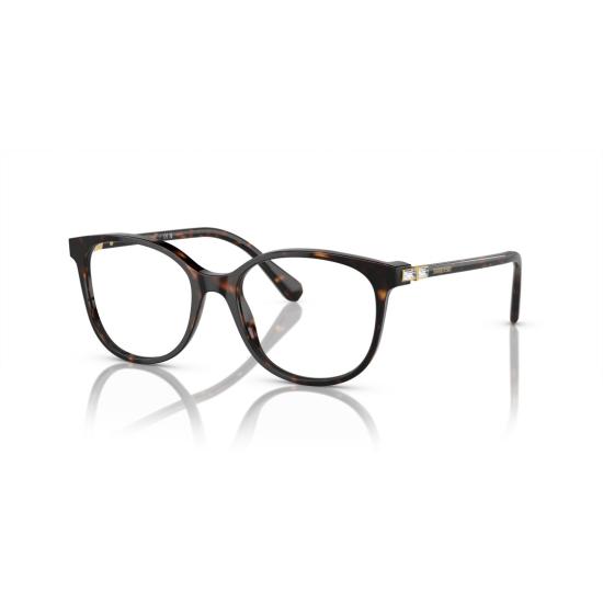 26SS 스와로브스키 선글라스 0Sk2002 둥근 호피무늬 아세테이트  (캣아이 디테일) - SWAROVSKI
